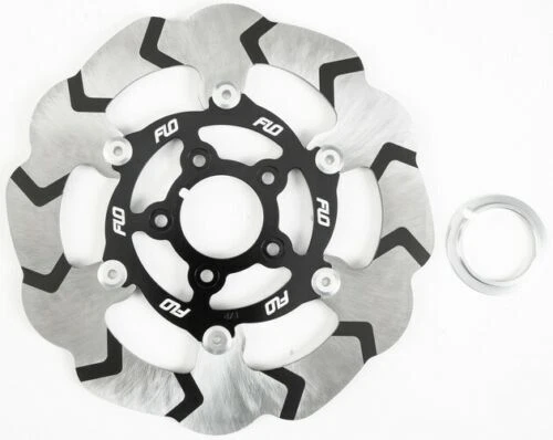 Flo Motorsports Floating Brake Rotor Silver Front 11.5" #HD-800S Harley Davidson - Image 1 of 1