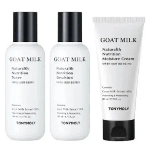 TONYMOLY Goat Milk Naturalth Nutrition 2-Piece Set ? Anti-Aging, Wrinkle Reduct - Image 1 of 1