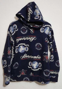 Abercrombie & Fitch Kids Relaxed Fit Boys Size 13/14 Hooded Sweatshirt - Picture 1 of 3