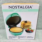 NOSTALGIA - MyMini Personal Electric Griddle Teal Dinner Pancakes BRAND NEW  P