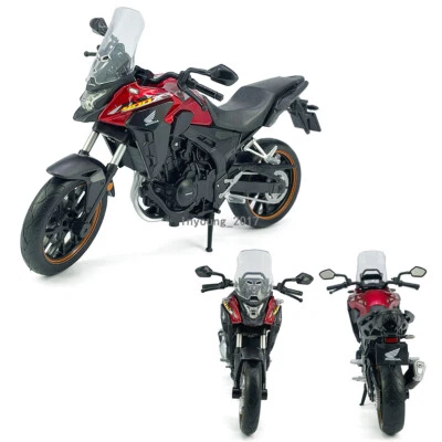 1/12 2022 Honda CB400X Motorcycle Model Diecast Toy Car for Boys Kids Gifts Red - Image 1 of 4