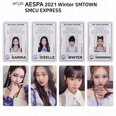 Aespa 2021 Winter SMTOWN SMCU Express Photocard Passcard KPOP K-POP • 7.99$