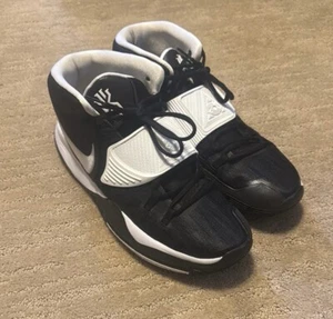 Nike Kyrie 6 Team Black White Size 13 M - Picture 1 of 6