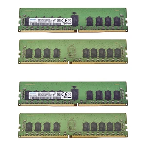 64GB RAM Samsung 4x16GB 1Rx4 PC4-2666V -R DDR4 RAM M393A2K40CB2-CTD - Bild 1 von 4