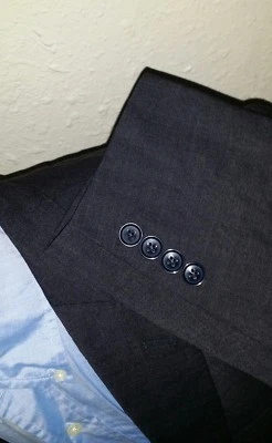 BROOKS BROTHERS 'Fitzgerald Fit' gray 4-SEASON Blazer Sport Coat Jacket 44L - Image 1 of 4