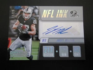 JORDY NELSON 2018 PANINI CONTENDERS NFL INK AUTOGRAPH CARD #11/25 - Picture 1 of 4
