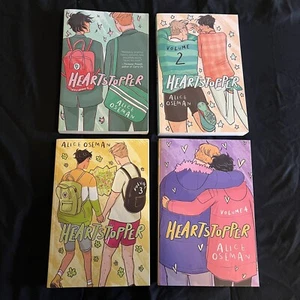 Heartstopper Books #1-4 - Nick & Charlie Novella - Alice Osemman - Picture 1 of 4