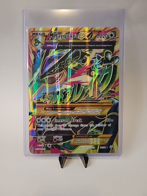 M Rayquaza EX GOLD Foil HP 700🔥 Fan Art 🔥Card LP 