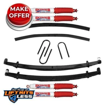 Kit de elevación Skyjacker D400CDAK-H 4" con amortiguadores hidráulicos para camioneta Dodge W250/W350 87-93 Foto 1 de 2
