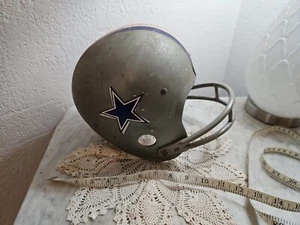 Vintage DALLAS COWBOYS Rawlings HNFL 2 Bar Football Helmet Large NFL Air-Flo - Picture 1 of 7