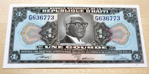 Haiti 1 Gourde P-200 Unc Cover