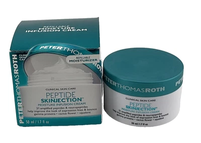 Peter Thomas Peptide Skinjection Moisture Infusion Cream 1.7 oz New in Box ! - Image 1 of 4