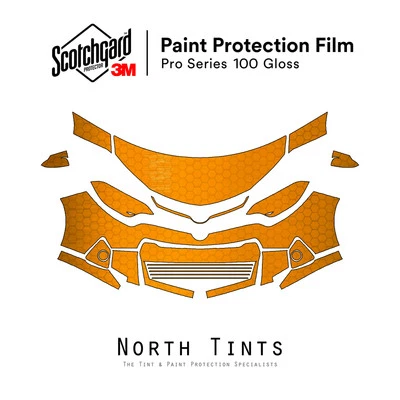 Toyota Corolla S 2014-2016 3M PRO PreCut Paint Protection Film Clear Bra PPF Kit - Image 1 of 4