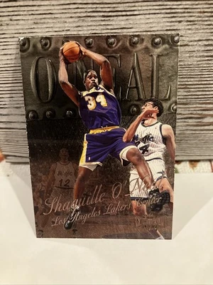 1998-99 Skybox Metal Universe Shaquille O'Neal #25 Lakers - Image 1 of 3