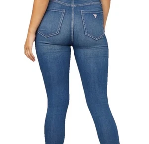 Jeans Guess Los Angeles donna taglia 28 blu vita alta skinny denim elasticizzato - Foto 1 di 21