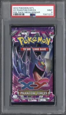 2014 Pokemon XY Phantom Forces Booster Pack Featuring Mega Gengar PSA 9 - Image 1 of 2