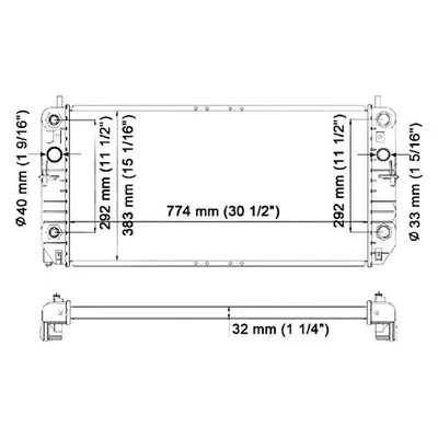 For Pontiac Bonneville 2004-2005 Reach Cooling 41-2620 Engine Coolant Radiator Foto 1 de 2