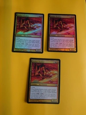 kathari Bomber x3 Bird shaman Alara Reborn. Magic the Gathering FOIL 3 Card. - Image 1 of 4