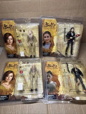 Lote de 4 - Buffy the Vampire Slayer Serie 3 Set Figura de Acción Nuevo Precintado. Foto 1 de 4