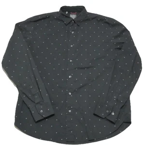 Camicia Under Armour uomo taglia XL nera a pois manica lunga con bottoni - Foto 1 di 11