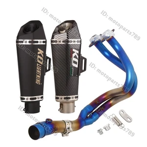 For Kawasaki Ninja 650 Z650 2017-2023 Header Exhaust Front Link Pipe Muffler Tip - Picture 1 of 13
