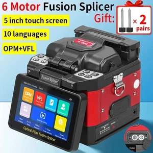 A-80S Optical Fiber Fusion Splicer SM MM Multilingual Touchscreen Glasfaser C - Bild 1 von 8