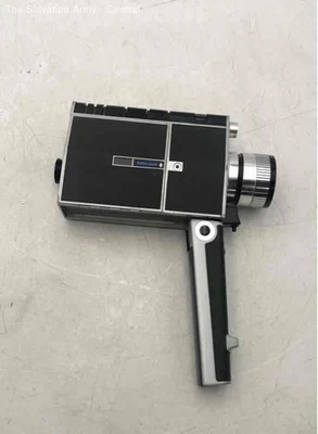 Cámara de película con lente zoom cintagon Super 8 negra plateada Argus Showmaster 820 Foto 1 de 4