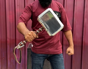 Thor Hammer Mjolnir Avengers cosplay stainless steel Full Metal viking Hammer - Picture 1 of 8