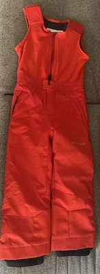 SPYDER BOYS GURLS AISLADO MONO SNOWBOARD PANTALÓN NIEVE ESQUÍ BABERO ROJO USADO EN EXCELENTE CONDICIÓN Foto 1 de 4