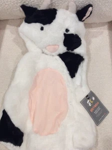 Pottery Barn Kids Baby Cow Halloween Costume 12-24 Mo NWT Black & White - Picture 1 of 1