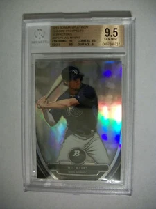 WIL MYERS 2013 Bowman Platinum Chrome Refractors BPCP6 RC BGS GEM MINT 9.5 - Picture 1 of 1