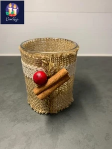 Handgemachte Sojawachskerze im Glas Kerze für zauberhafte Winternächte #1 - Picture 1 of 5