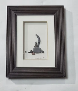 Framed Sharon Nowlan "A True Friend" Pebble Art Print By DEMDACO - Picture 1 of 4