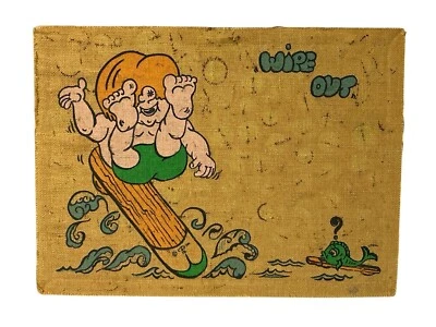 Vintage 70’s Tandy Corp Wipe Out Signed And Dated Bulletin Board - Image 1 of 4