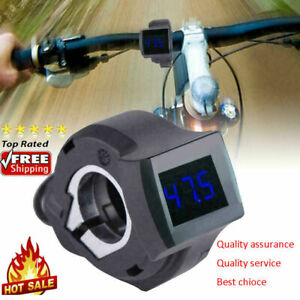 Digital LED Voltmeter Voltage Display Gauge Meter for All Bike Electric Scooter