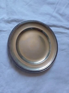 VASSOIO ROTONDO ARGENTO 800 METÀ '900 - Foto 1 di 9