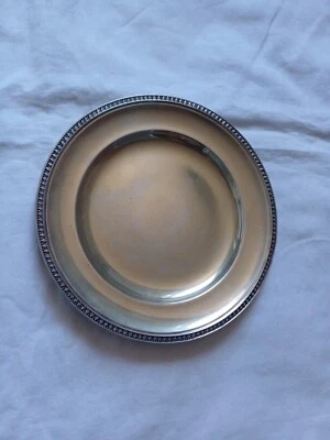 VASSOIO ROTONDO ARGENTO 800  METÀ '900 - Immagine 1 di 4