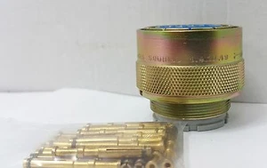 x2 Connector, Plug, Electrical 1-4-10-19 ALT'S: 141019 519ME PRL54115 SOURIAU - Picture 1 of 1