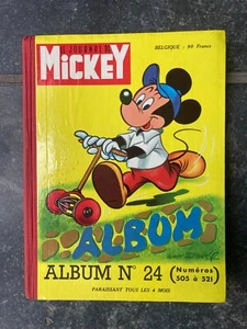 Album reliure le journal de Mickey N° 24 ( 501 à 521) Disney TRES TRES BON ETAT - Bild 1 von 10