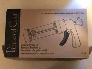 Pampered Chef Cookie Press Item #1525 Original Box, Used - Picture 1 of 6