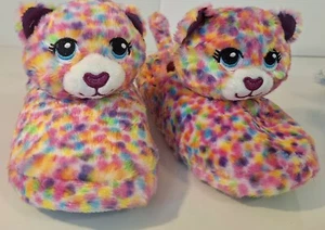 Kitten Plush Slippers Kids Size 6/7 XXL Build a Bear Workshop Kitty Cat BAB - Picture 1 of 6