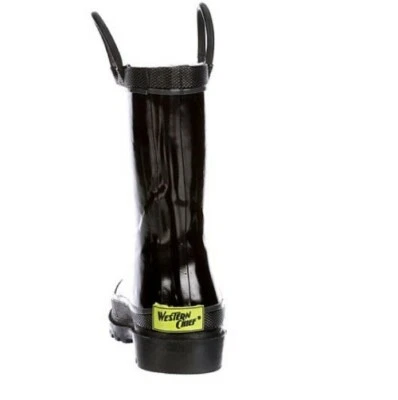 NUEVO WESTERN CHIEF BOTA DE LLUVIA SÓLIDA PARA NIÑOS PEQUEÑOS NEGRA Y TALLA 9 Foto 1 de 4