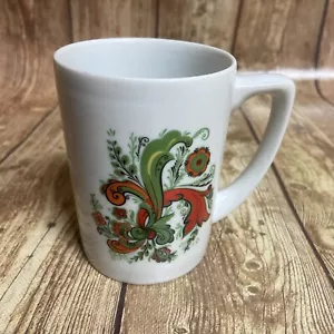 Vintage Berggren Schwedische Porzellan Kaffeetasse Becher Weihnachten Design 10 0z. - Bild 1 von 5