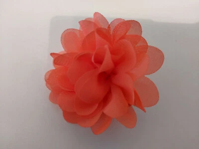 Clip de pelo con flores [EE. UU. VENDEDOR] [Gasa] [Clip de cocodrilo] [2'' y 2,8''] [NUEVO] Foto 1 de 3