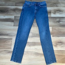 H&M Jeans Mens Slim Denim 30 x 32 Button Fly