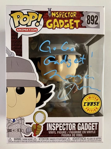 Maurice LaMarche Signed Inspector Gadget Chase #892 Funko Pop! With PSA/DNA COA Cover