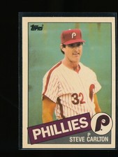 1985 Topps Tiffany #360 Steve Carlton 