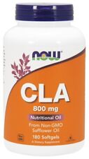 NOW Foods CLA - 800 mg Softgels: Conjugated Linoleic Acid from Non-GMO SHO Oil
