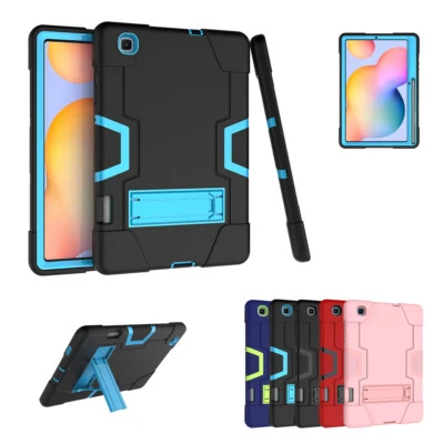 For Samsung Tab S6 Lite 10.4 2022 2020 2024 Tablet Rugged Case with S Pen Holder - Image 1 of 2