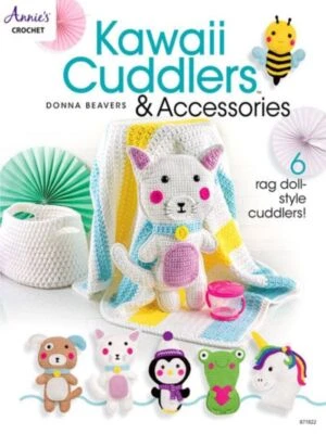 ANNIES CROCHET KAWAII CUDDLERS & ACCESSORIES 6 CUDDLERS 2 BLANKET DESIGNS - Image 1 of 2
